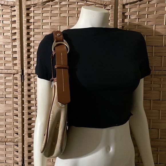 Dooney & Bourke Bag Signature Logo Hobo Shoulder Bag Dooney Shoulder Bag 🔥 - Picture 6 of 16